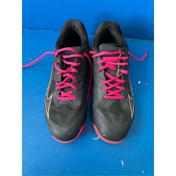 Mizuno Men's Wave Inspire 15 Running  Athletic Shoes Black-Green Black-Blue size - Picture 4 of 6